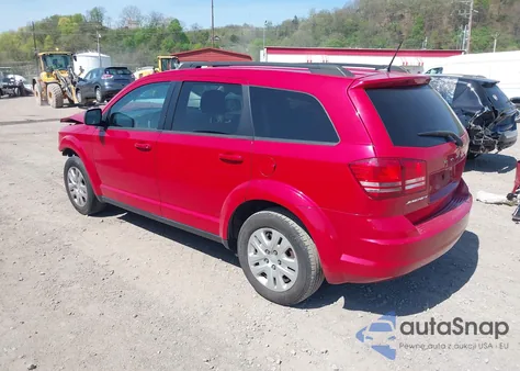 2018 Dodge Journey Se z USA, uszkodzony, nr VIN 3C4PDCAB9JT196206